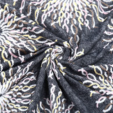 Cotton Jersey Simmer Sun Soare Black