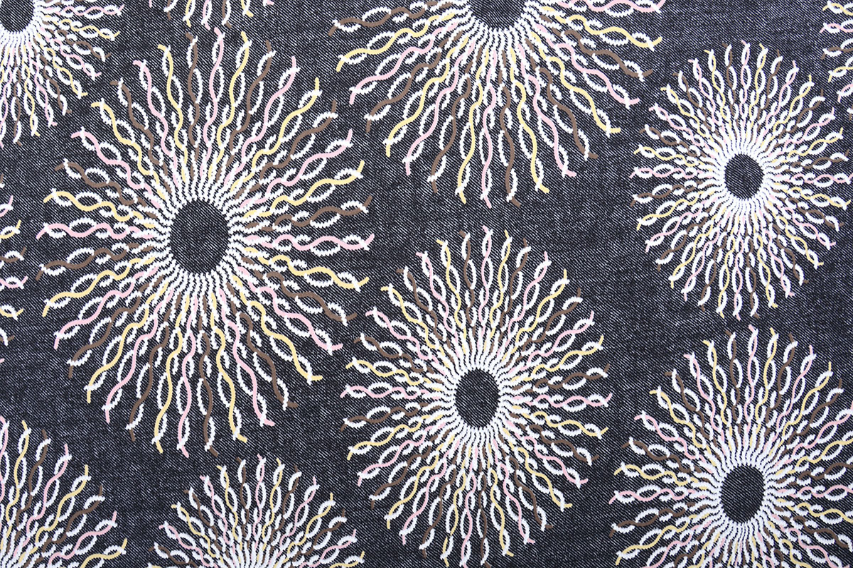 Cotton Jersey Simmer Sun Soare Black