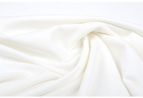 Tricot Embosli Weiß