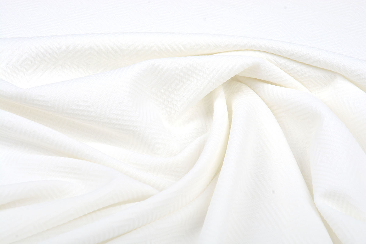 Tricot Embosli Wit