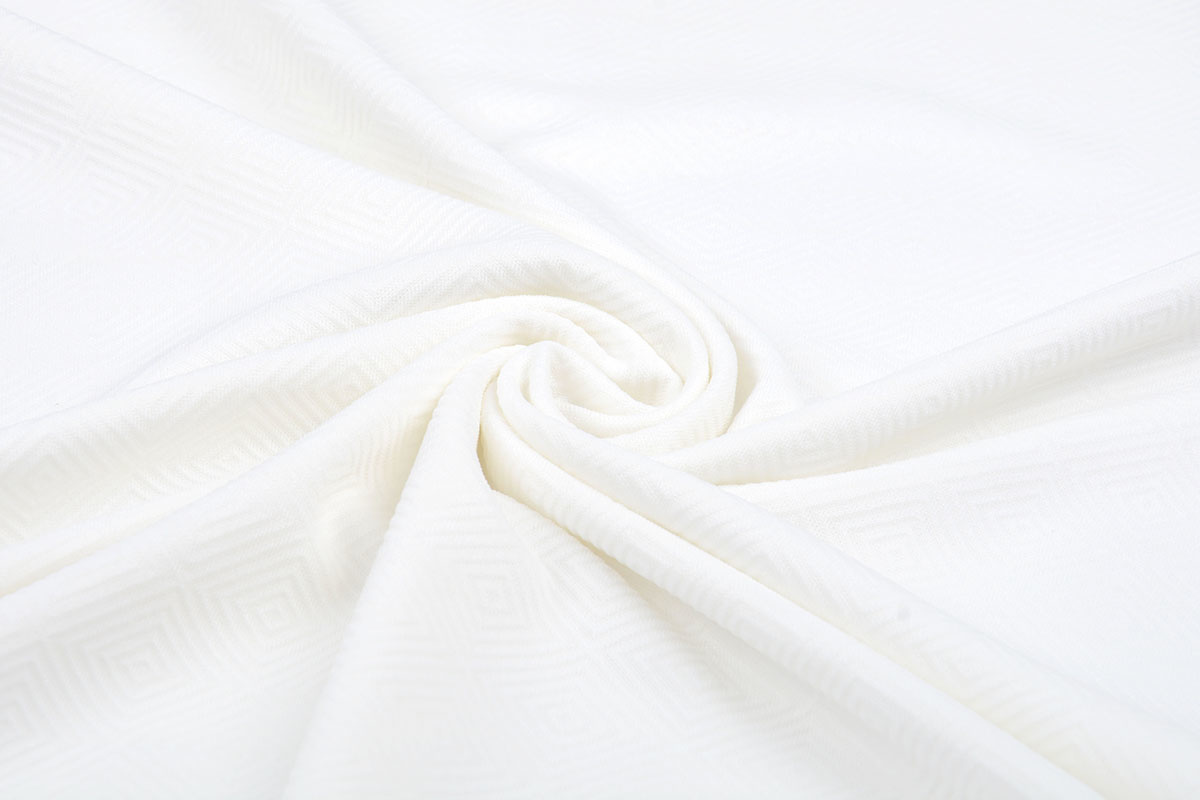 Tricot Embosli White - YES Fabrics