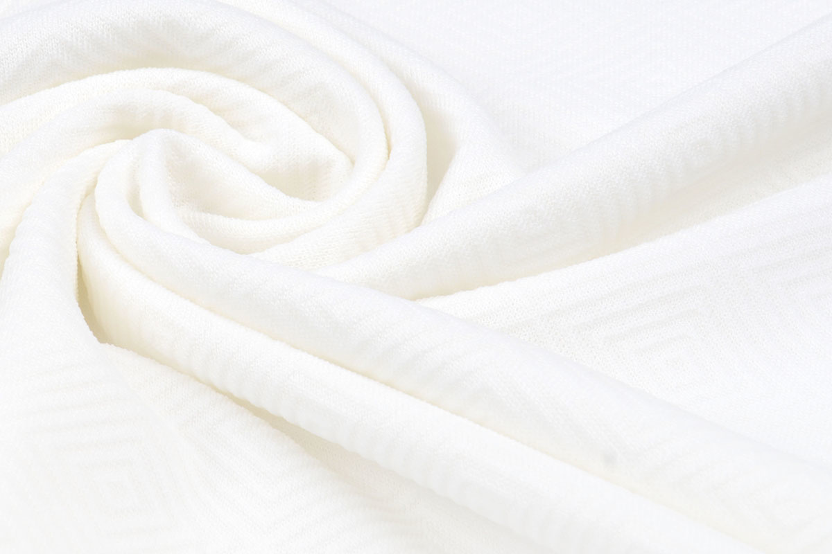 Tricot Embosli Wit