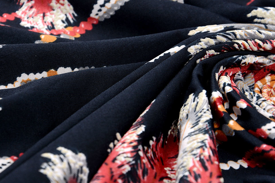 Jersey Simmer Dreamcatcher Black Red