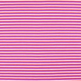 Cotton Jersey Stripe Multi Pink