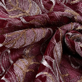 Geborduurd kant Veren Bordeaux Goud