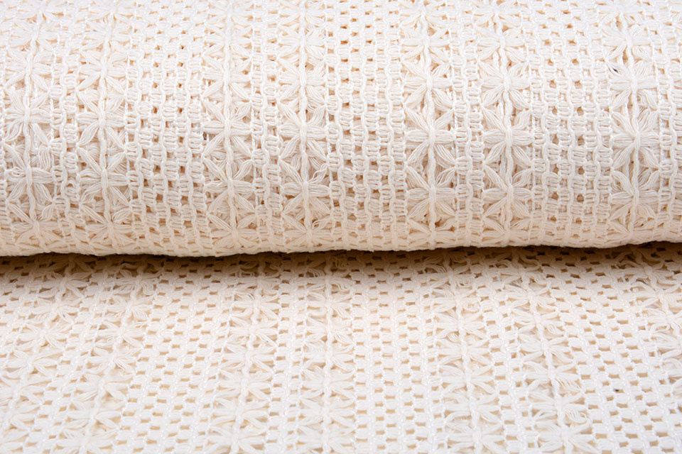 SpitzenStoff mutunga Hellbeige