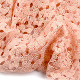 SpitzenStoff Gold minta Lachs