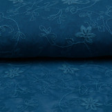 Lace jasmine flower Petrol Blue
