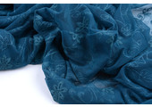 Lace jasmine flower Petrol Blue