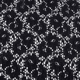 SpitzenStoff Hibiscus blume Schwarz