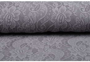 SpitzenStoff rosika blume Grau