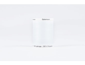 Gütermann Yarn Polyester White 1000 meter