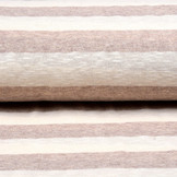 Knitted cotton stripes Sand and Beige