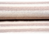 Knitted cotton stripes  Sand and Beige