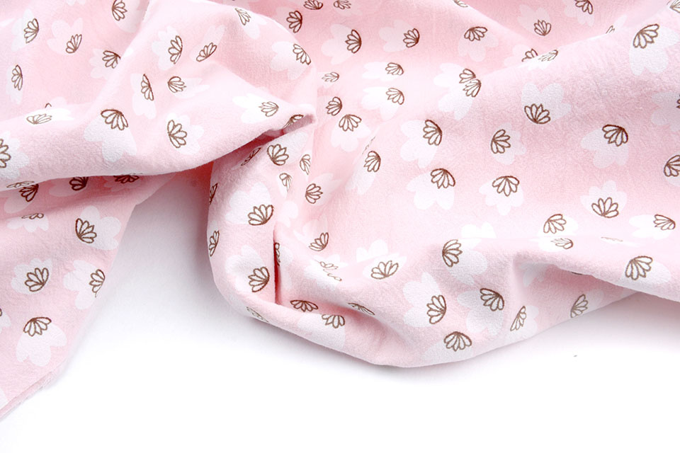100% Washed Cotton Lamba Light Pink