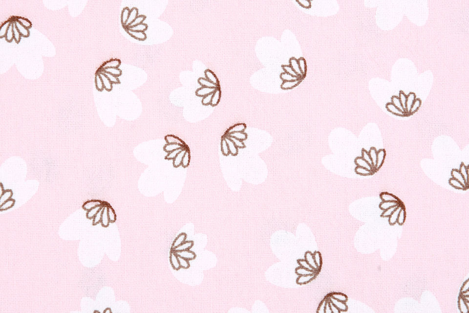100% Washed Cotton Lamba Light Pink