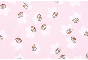 100% Gewaschene Baumwolle Lamba Hellrosa