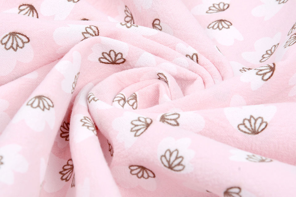100% Washed Cotton Lamba Light Pink