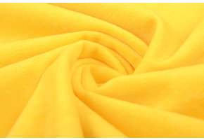 Velours Fluweel Stof Ravi Geel