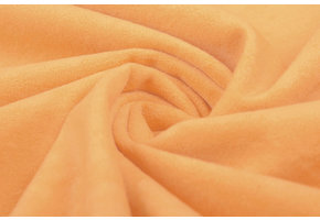 Veloursstoff Samt Pica Pastel Orange