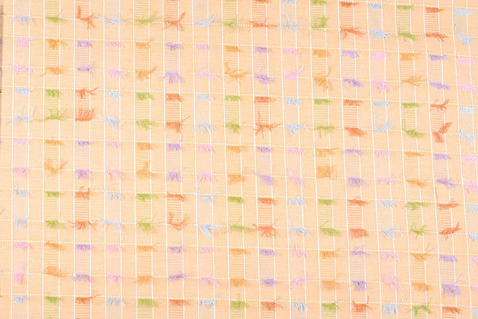 100% cotton Veranos Multi Light Orange