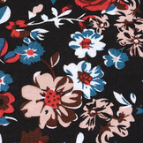 Viscose Kleine Rozen Rood