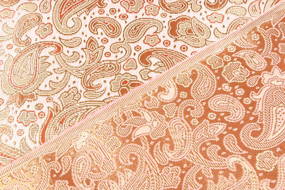 Brocade Orian Gold Orange