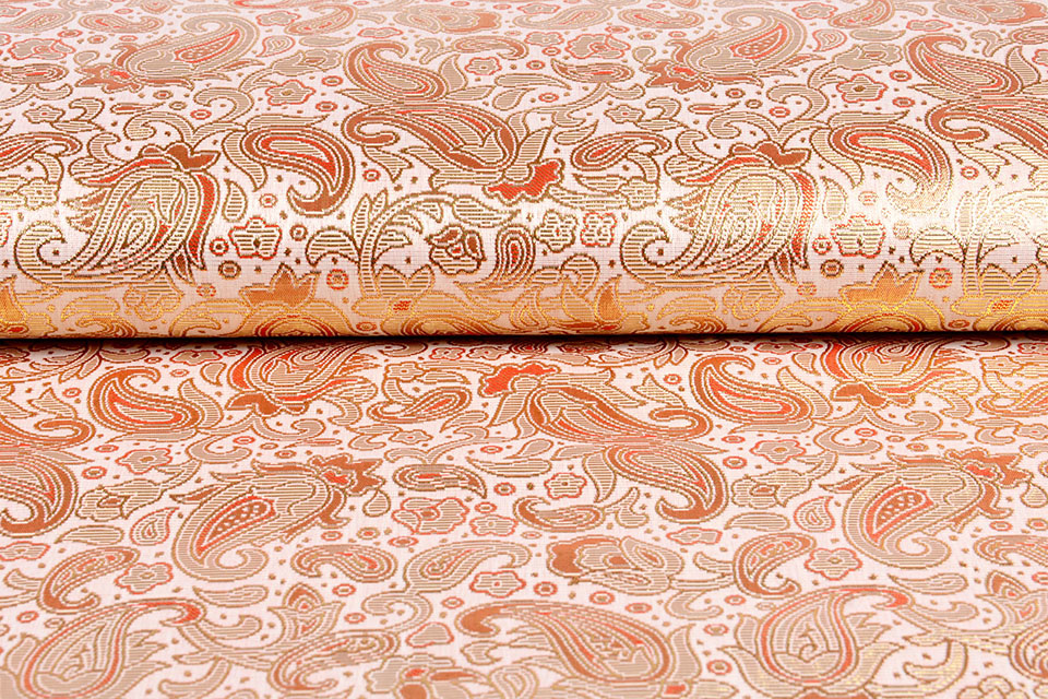 Brocade Orian Gold Orange