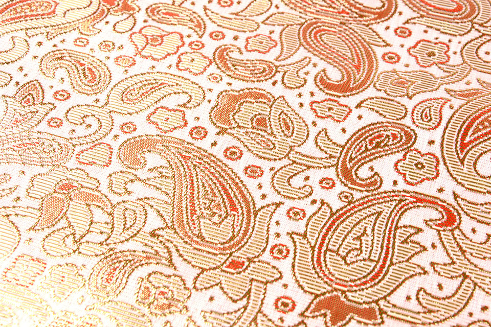 Brocade Orian Gold Orange