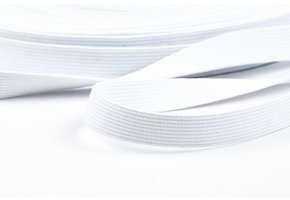 Gummiband  Weiß 15 mm