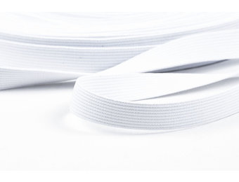 Band elastiek Wit 15 mm