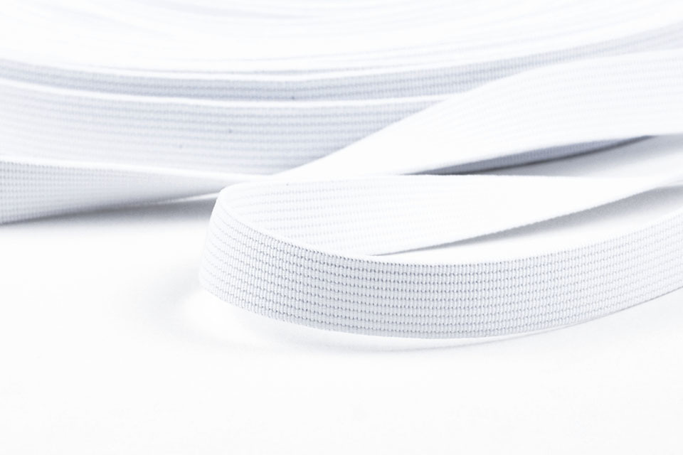 tekort Gezondheid Afhaalmaaltijd Band elastiek Wit 15 mm - YES Fabrics