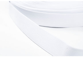 Elastic  White 25 mm