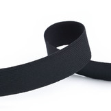 Gummiband Schwarz 25 mm