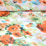 Chiffon Bedruckt Tropische Blumen