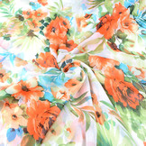 Chiffon Bedruckt Tropische Blumen