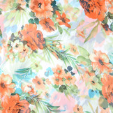Chiffon Bedruckt Tropische Blumen