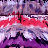 Chiffon Printed Tie & Dye Purple