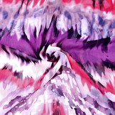 Chiffon Printed Tie & Dye Purple