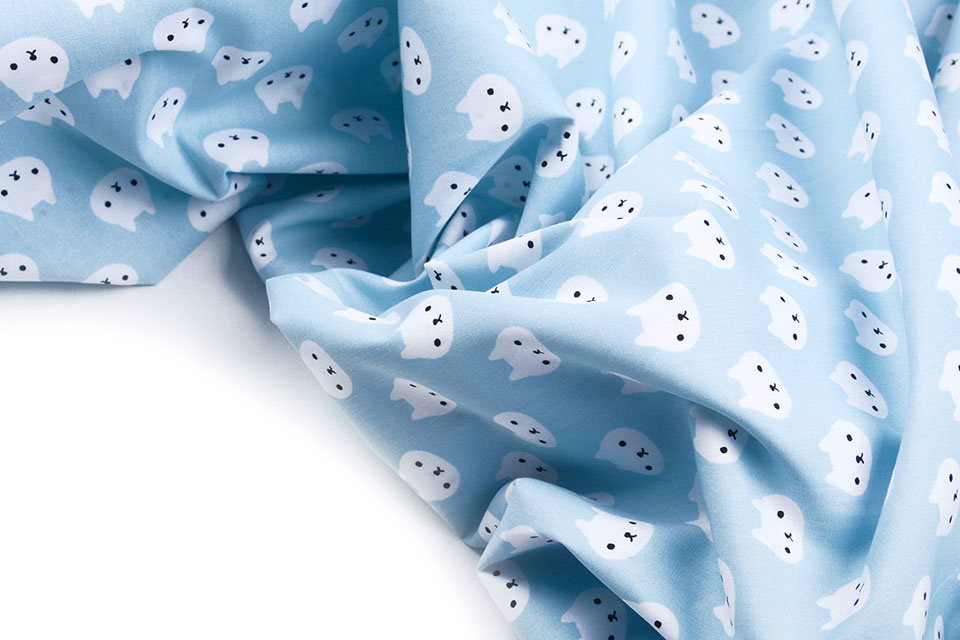 100% Baumwollbären Baby Blue
