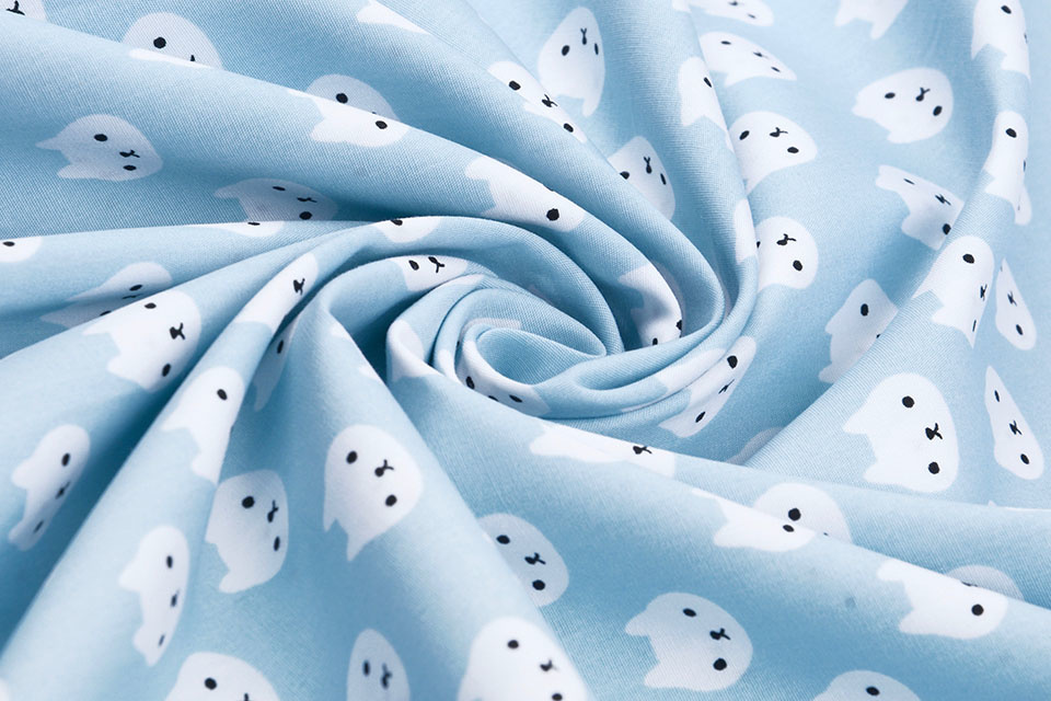 100% Katoen Beertjes Baby Blauw