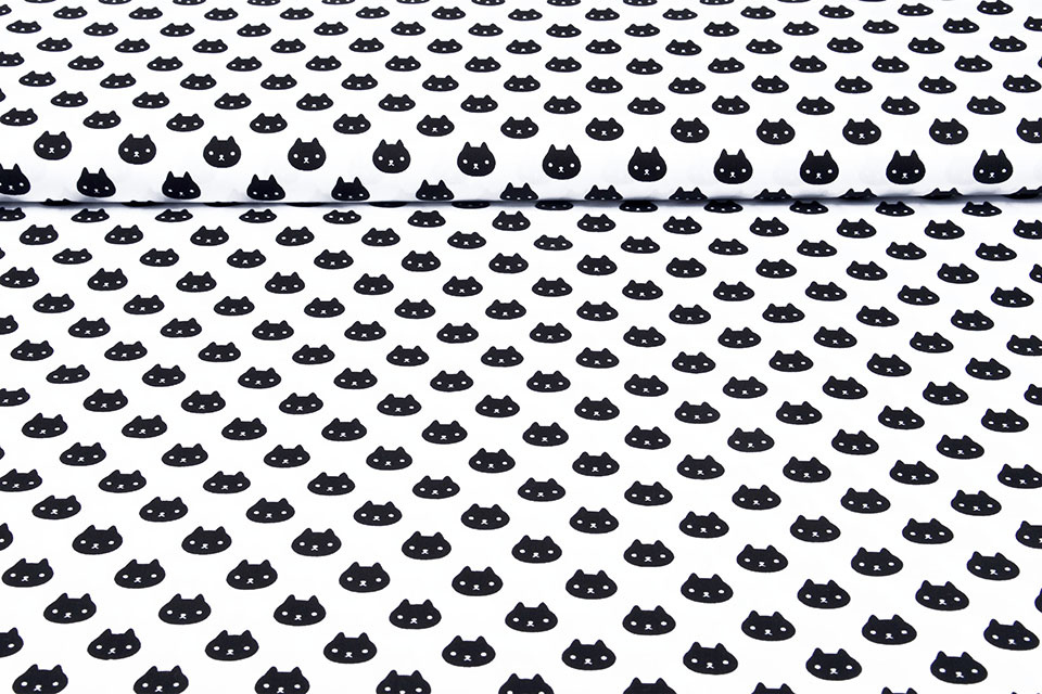 100% Cotton Bears White