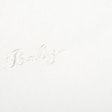 100% Cotton Broderie Lola Baby Creme