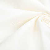 100% Katoen Broderie Lola Kroon Crème