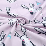 Polyester Polyester Raincoat Rabbit Lilac