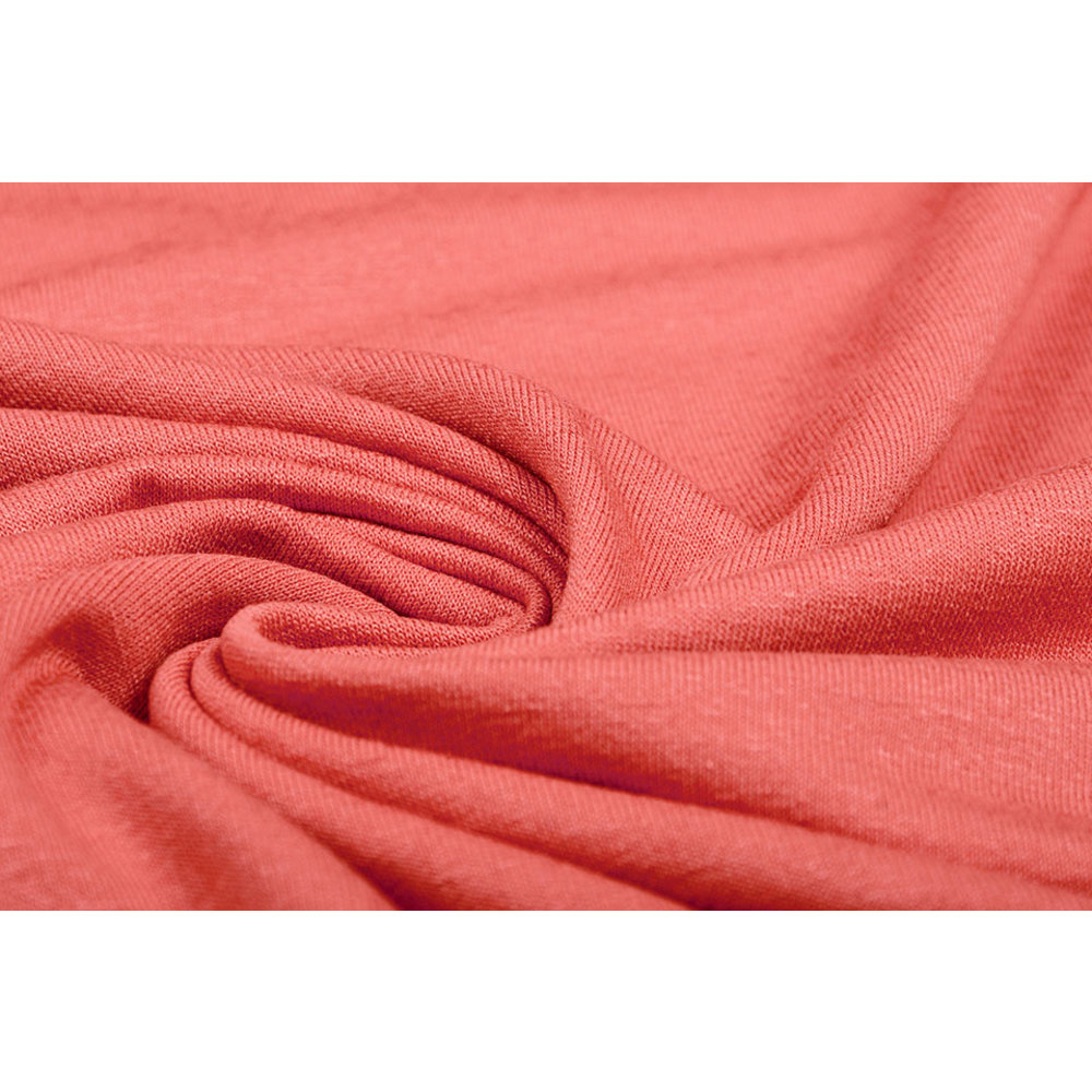 Red Viscose (rayon) Fabric Stock Photo, Picture and Royalty Free