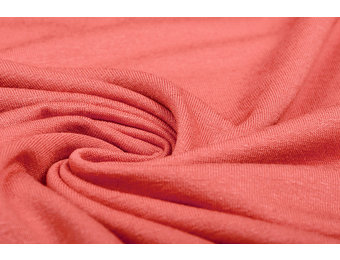 Viscose Jersey Korallenrot