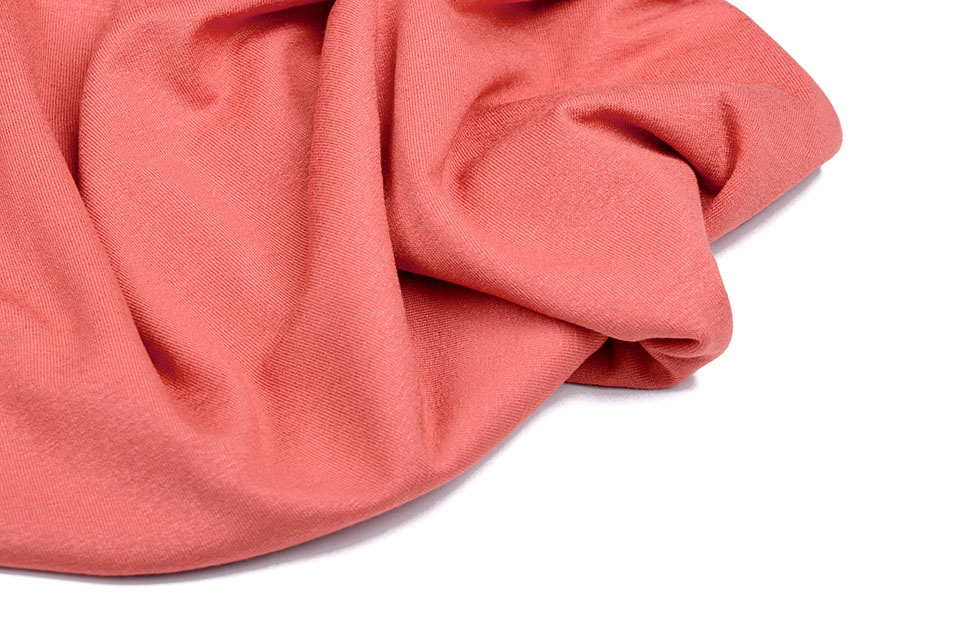 Viscose Jersey Korallenrot