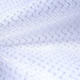 Lurex op Tule Brilo Wit