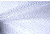 Lurex auf Tüll Brilo Weiß